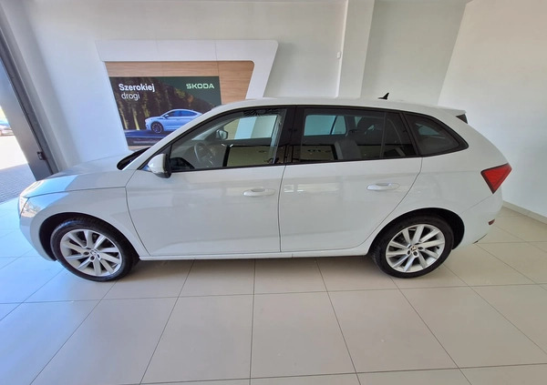 Skoda Scala cena 108900 przebieg: 4200, rok produkcji 2023 z Zielonka małe 137
